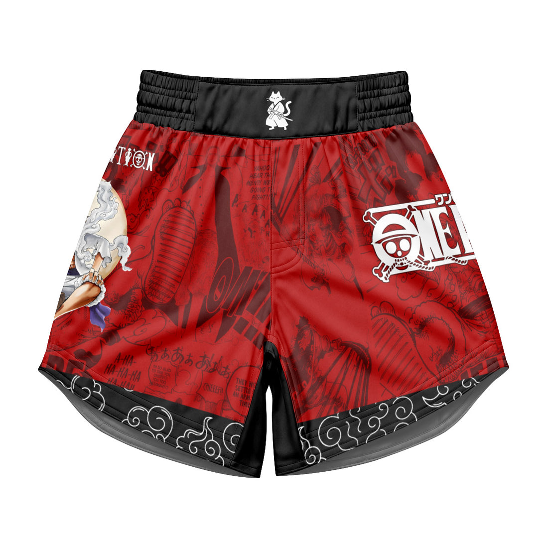 One Piece Luffy Gear 5 Kids Grappling Shorts