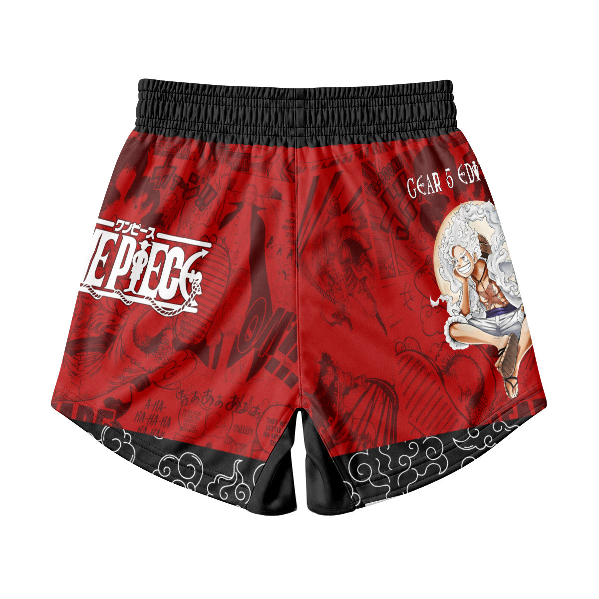One Piece Luffy Gear 5 Kids Grappling Shorts