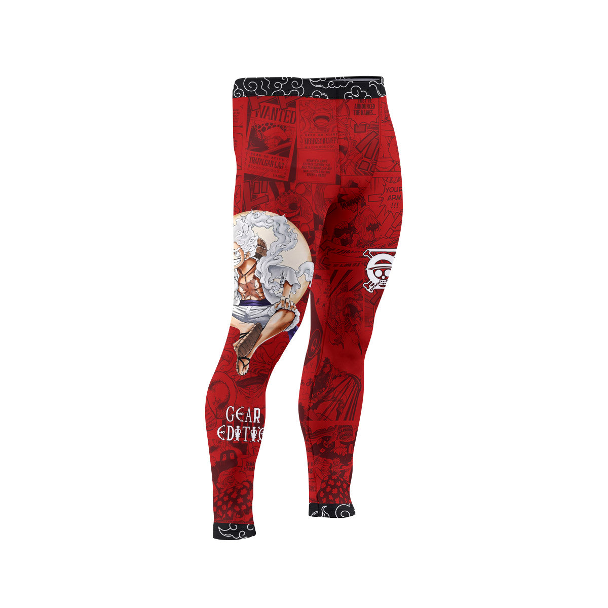 One Piece Luffy Gear 5 Men's Compression Leggings