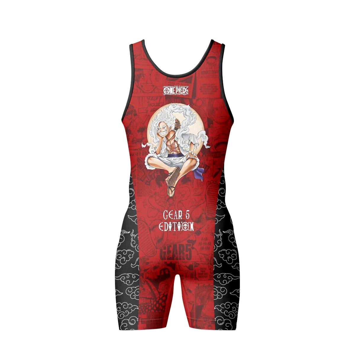 One Piece Luffy Gear 5 Wrestling Singlet