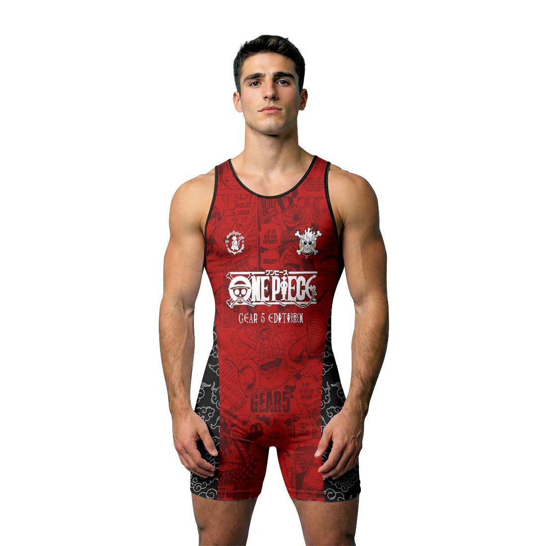 One Piece Luffy Gear 5 Wrestling Singlet