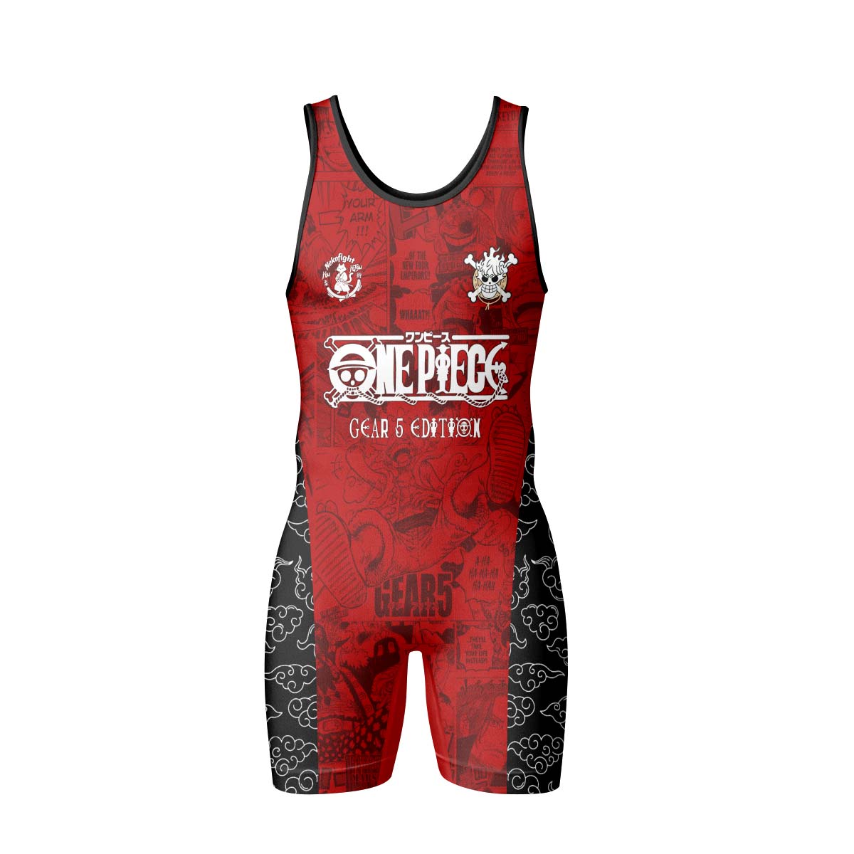 One Piece Luffy Gear 5 Wrestling Singlet