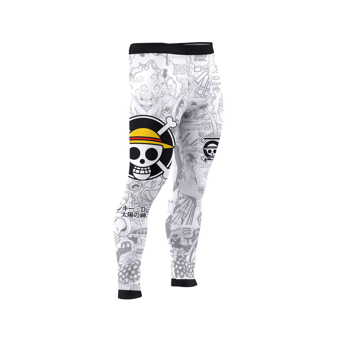 One Piece Manga Men's Compression Leggings