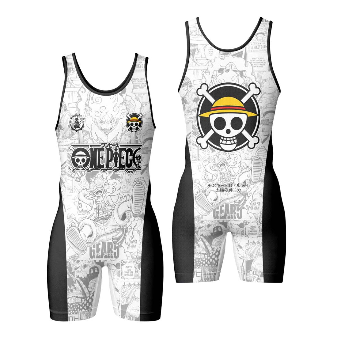 One Piece Manga Wrestling Singlet