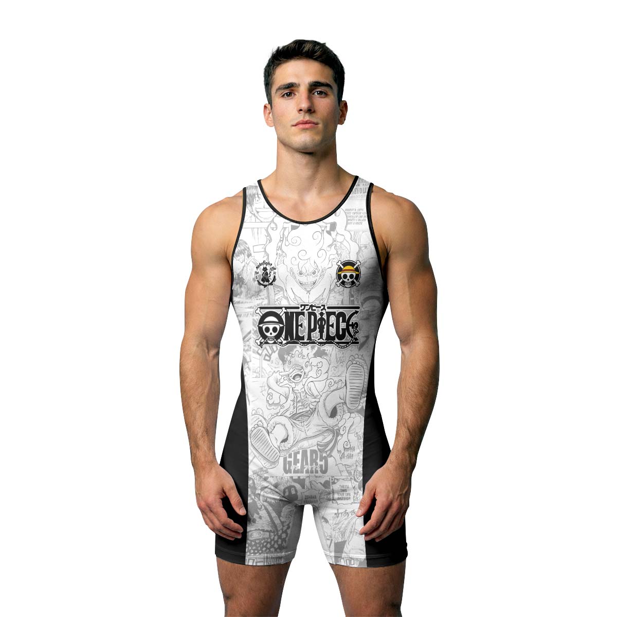 One Piece Manga Wrestling Singlet