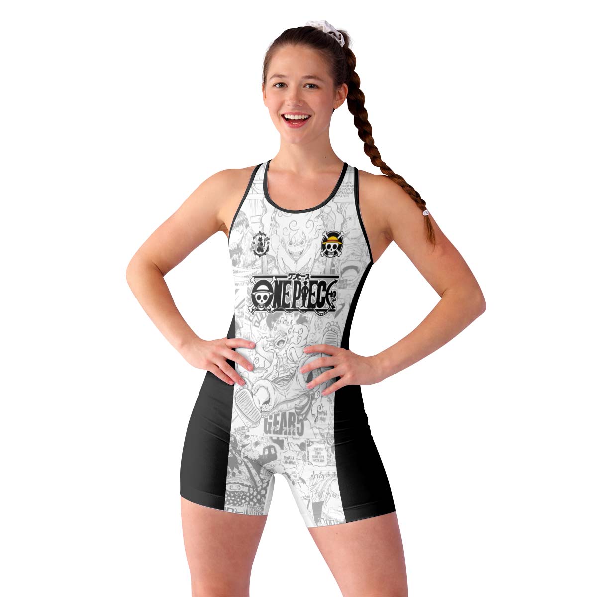 One Piece Manga Wrestling Singlet