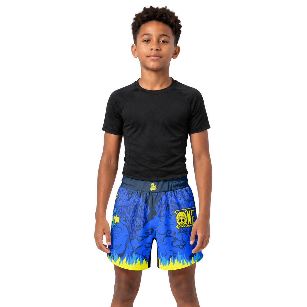 One Piece Marco Phoenix Kids Grappling Shorts
