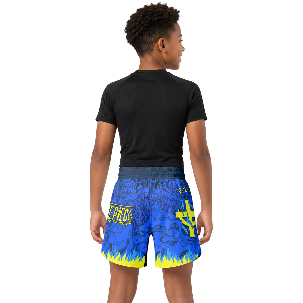 One Piece Marco Phoenix Kids Grappling Shorts