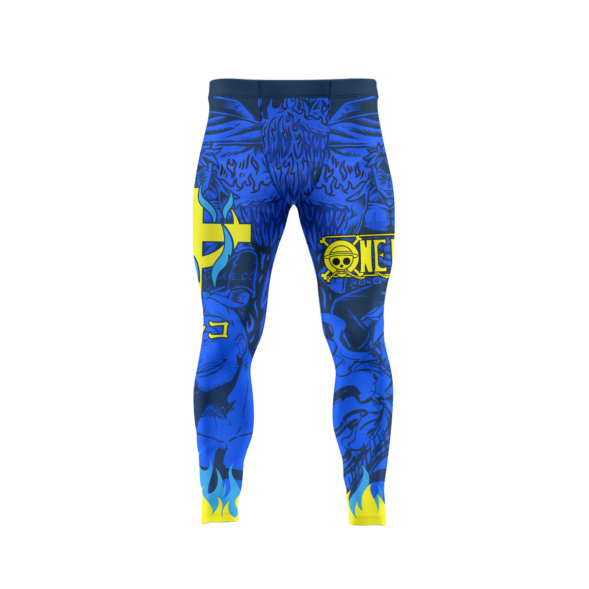 One Piece Marco Phoenix Men's Compression Leggings