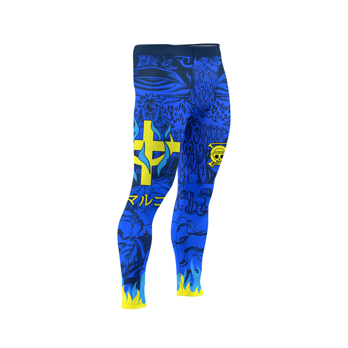 One Piece Marco Phoenix Men's Compression Leggings