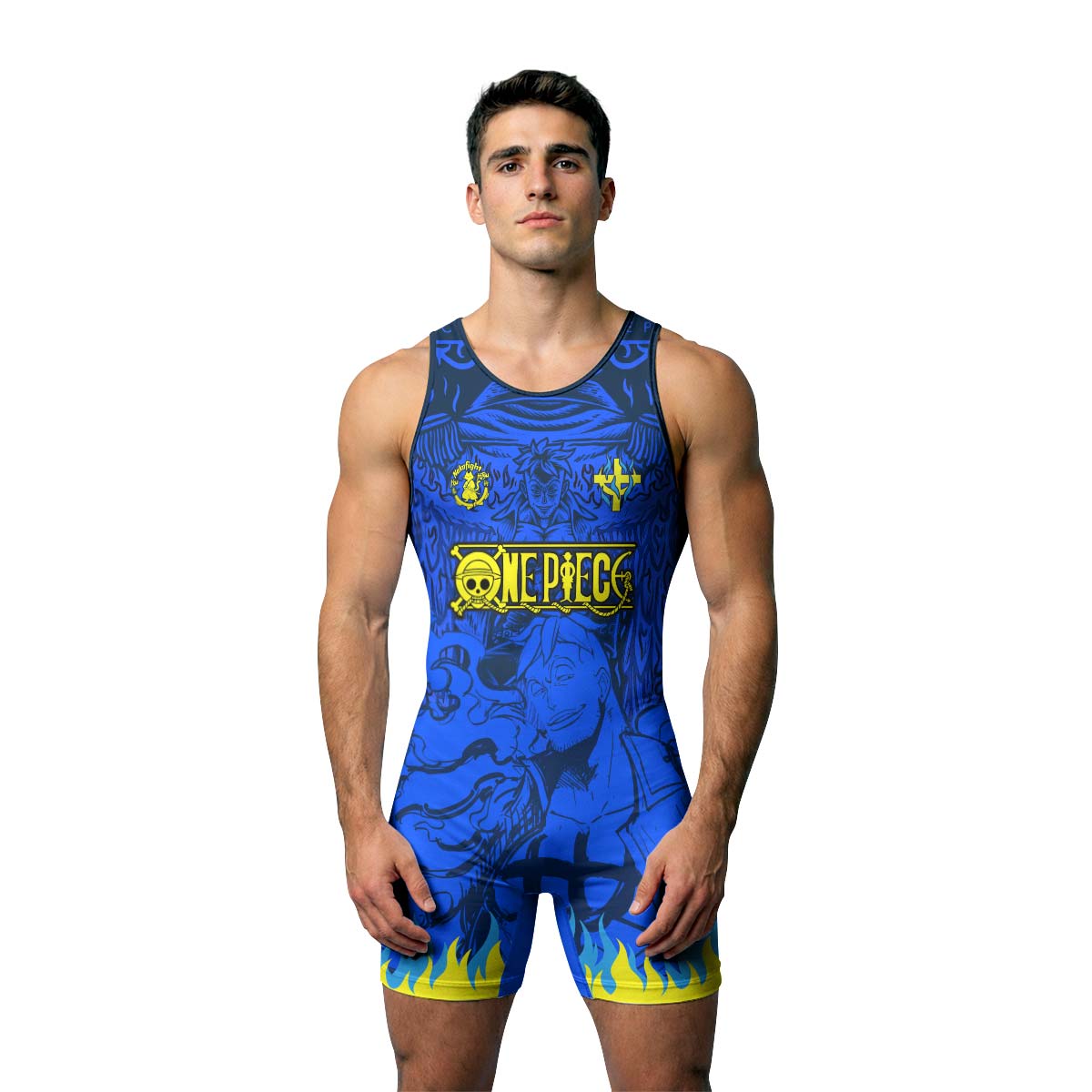 One Piece Marco Phoenix Wrestling Singlet