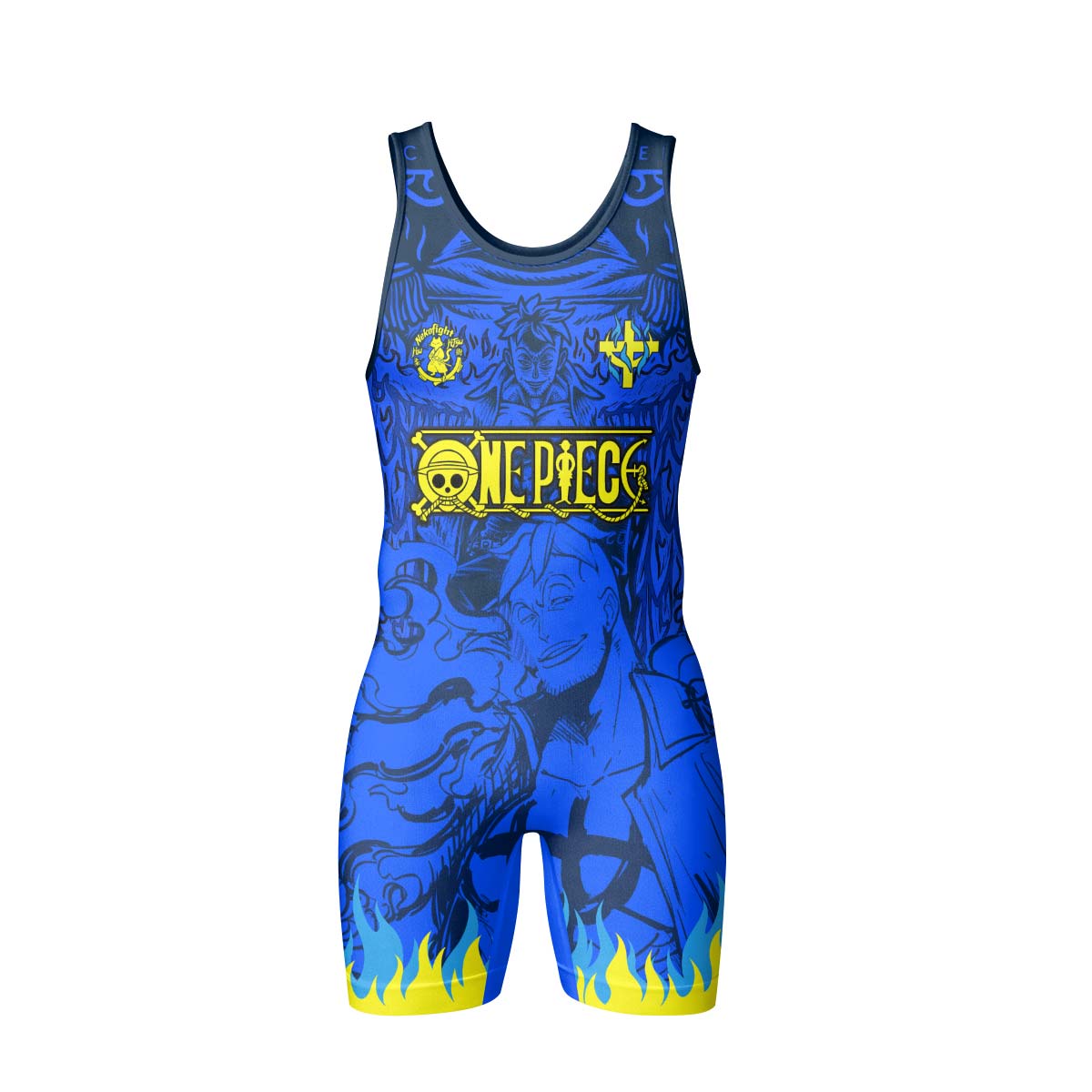 One Piece Marco Phoenix Wrestling Singlet