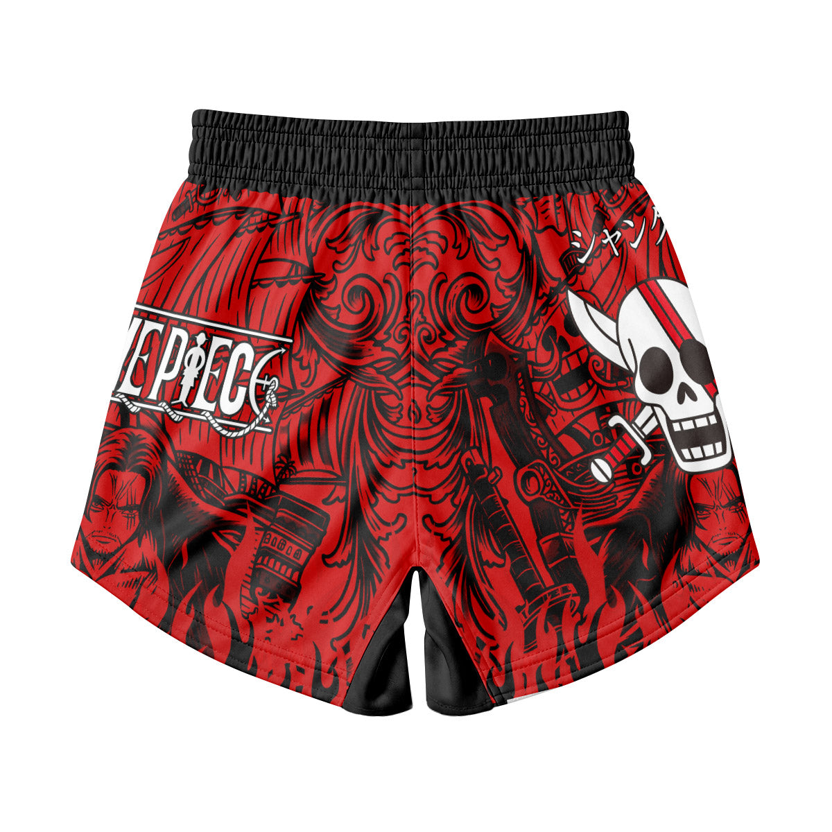 One Piece Red Haired Shanks Kids Grappling Shorts