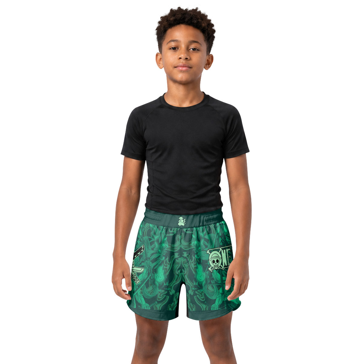 One Piece Roronoa Zoro Kids Grappling Shorts