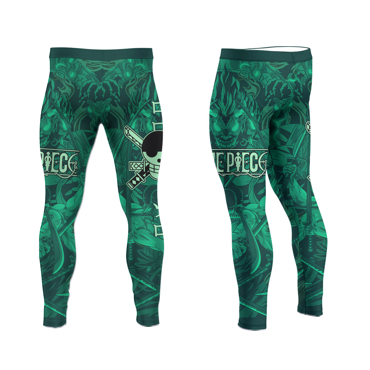 One Piece Roronoa Zoro Men's Compression Leggings