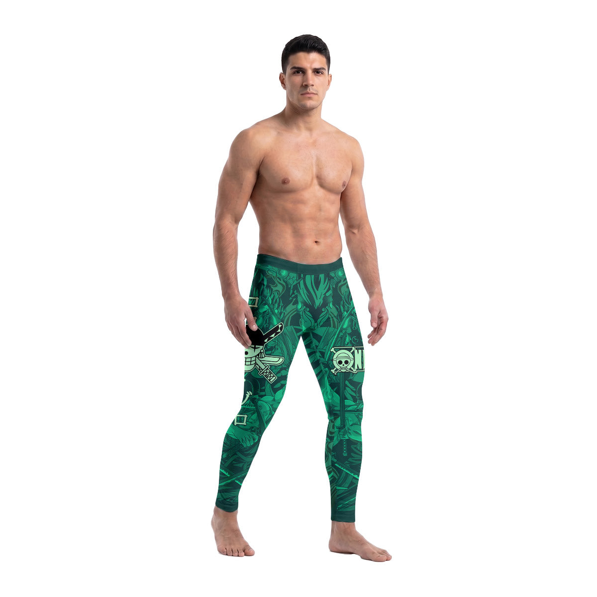 One Piece Roronoa Zoro Men's Compression Leggings