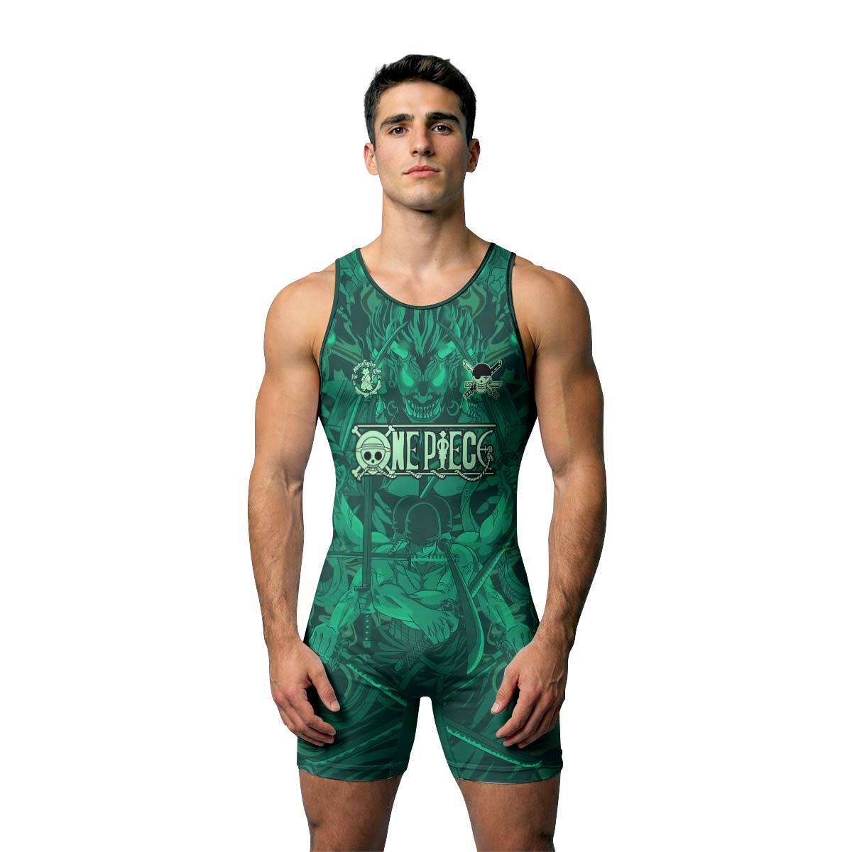 One Piece Roronoa Zoro Wrestling Singlet