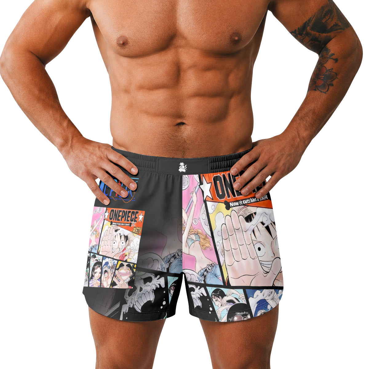  One Piece Straw Hat Gang Grappling Shorts
