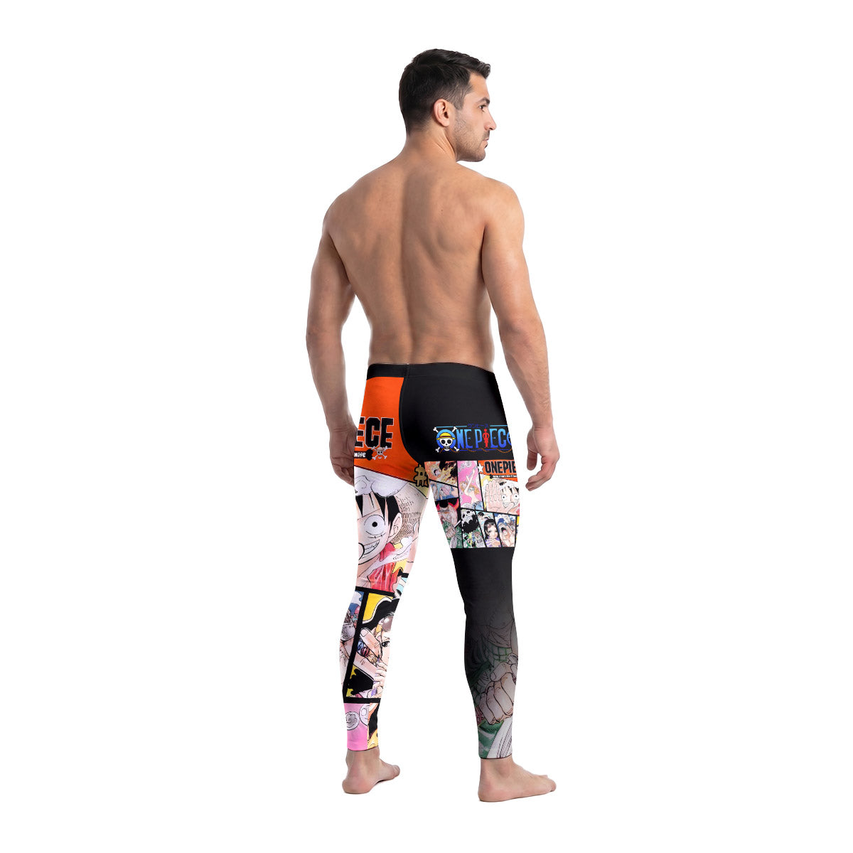  One Piece Straw Hat Gang Men's Compression Leggings