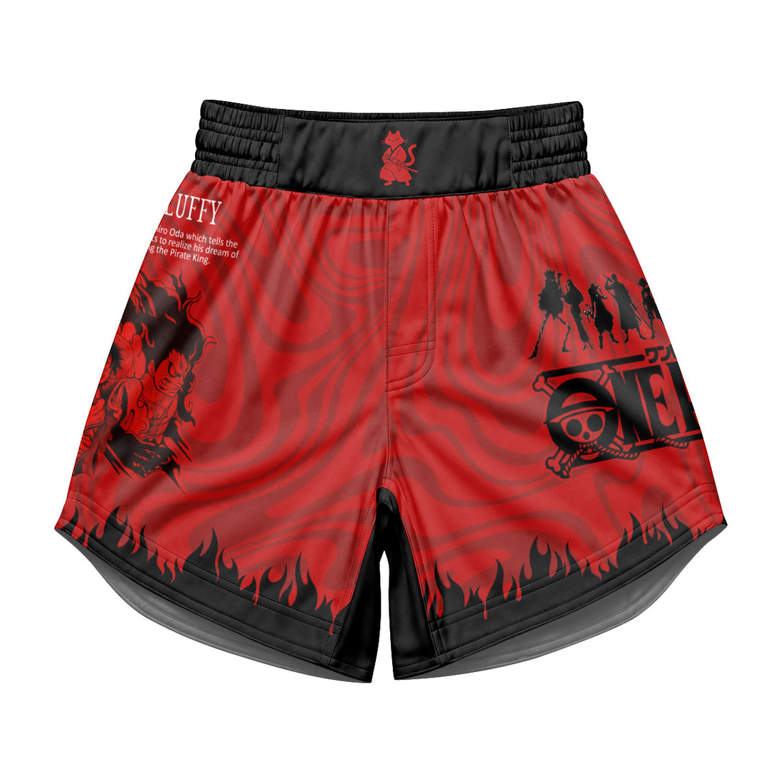 One Piece Straw Hat Kids Grappling Shorts