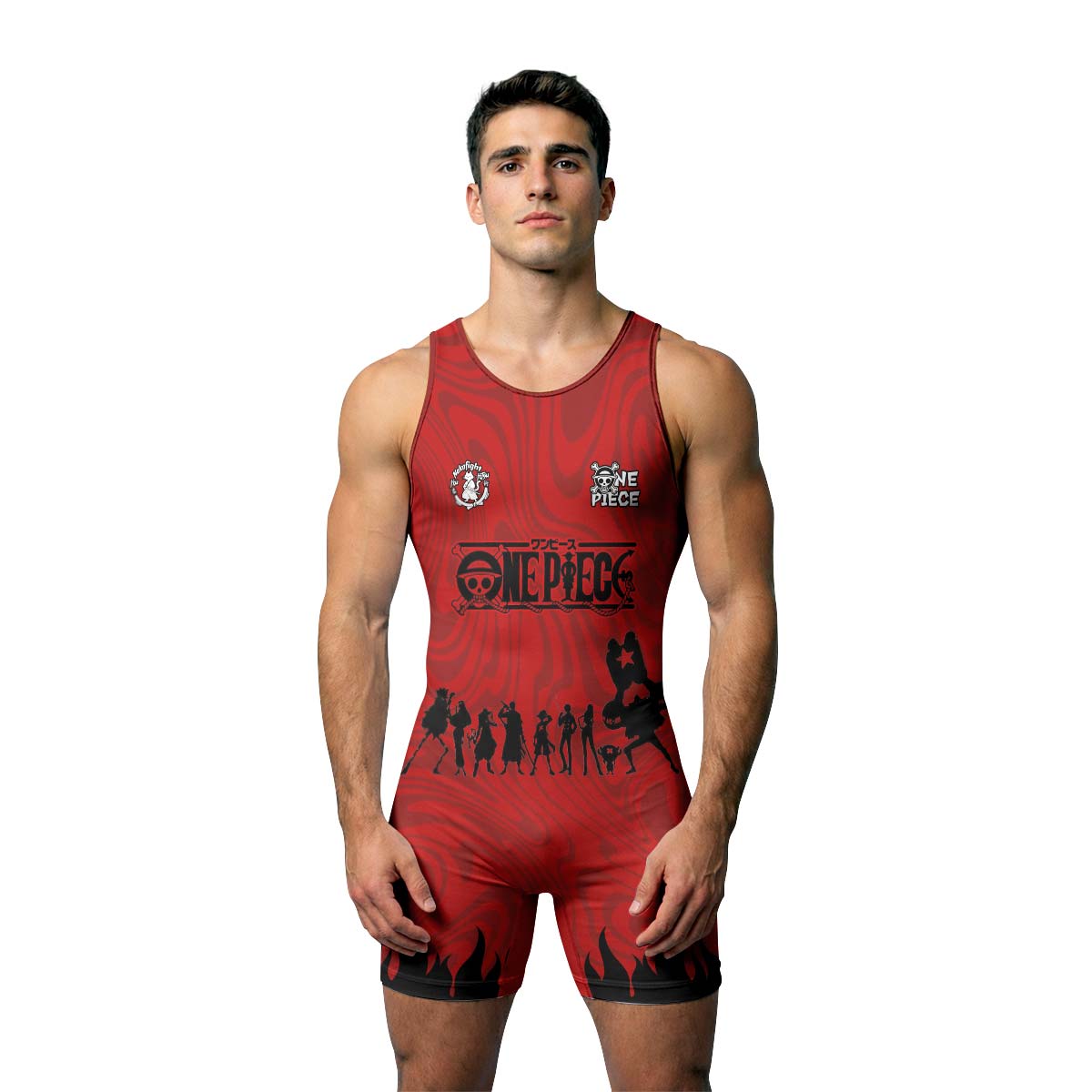 One Piece Straw Hat Wrestling Singlet
