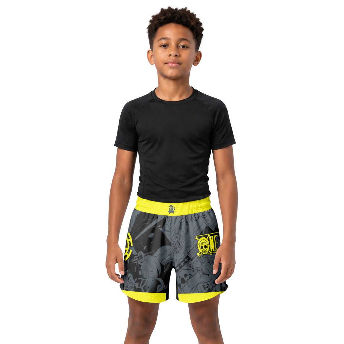 One Piece Trafalgar D Law Kids Grappling Shorts