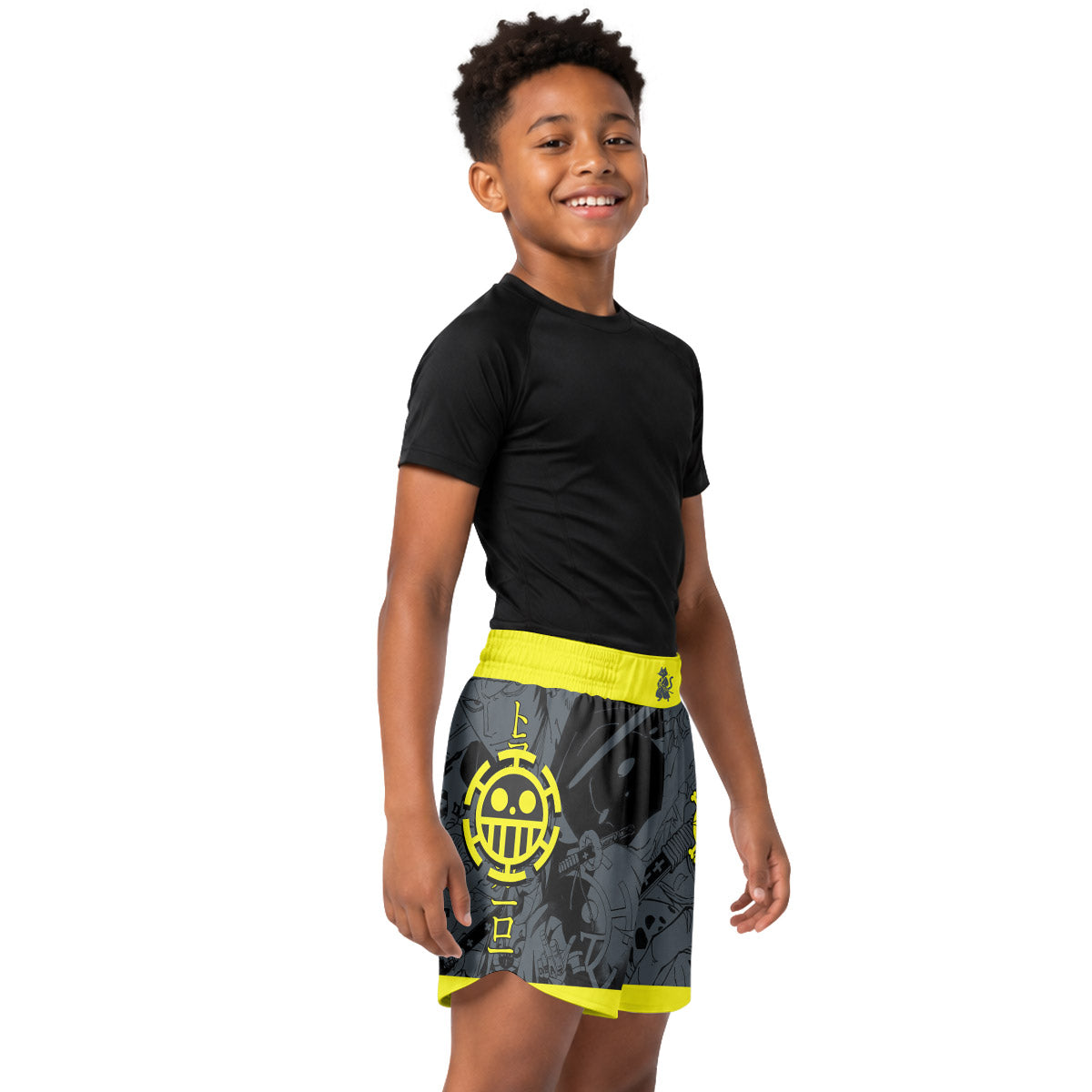 One Piece Trafalgar D Law Kids Grappling Shorts