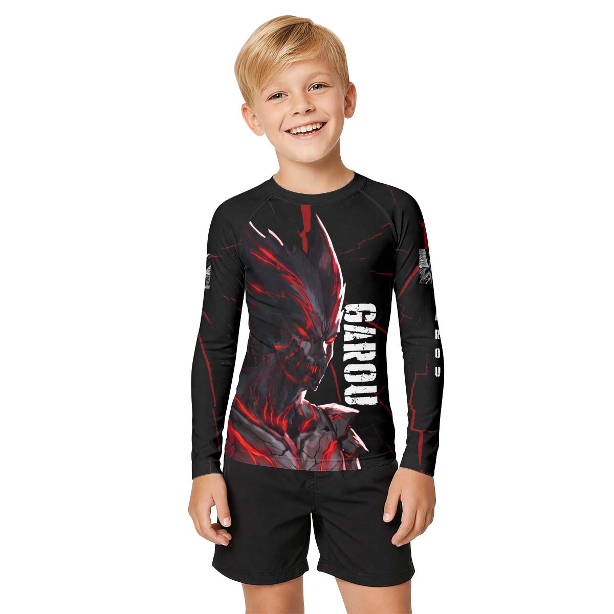 One Punch Man Garou Absolute Evil Kid Rash Guard