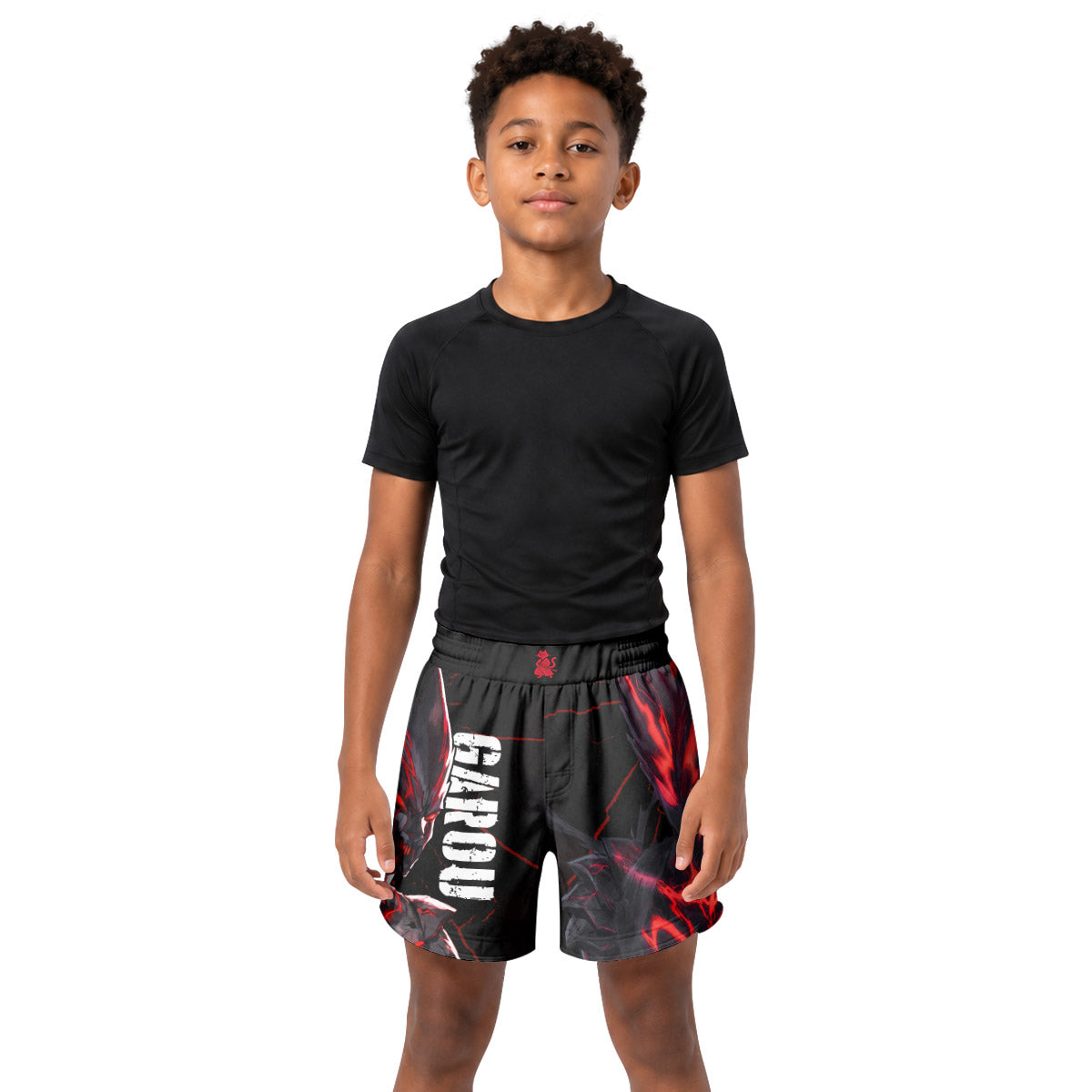 One Punch Man Garou Absolute Evil Kids Grappling Shorts