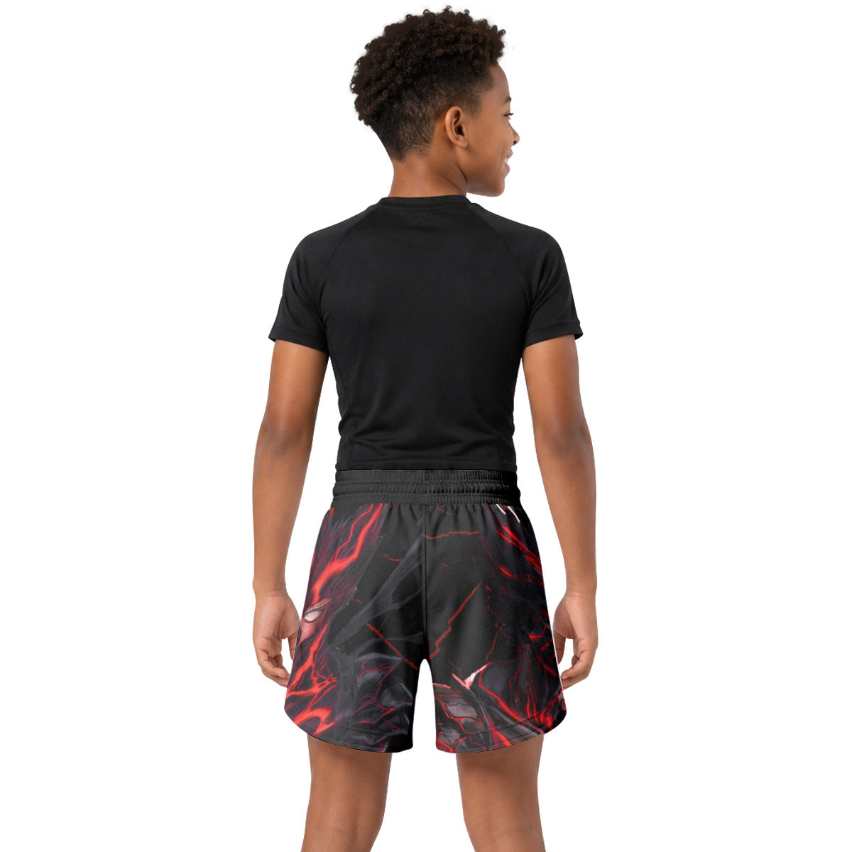 One Punch Man Garou Absolute Evil Kids Grappling Shorts