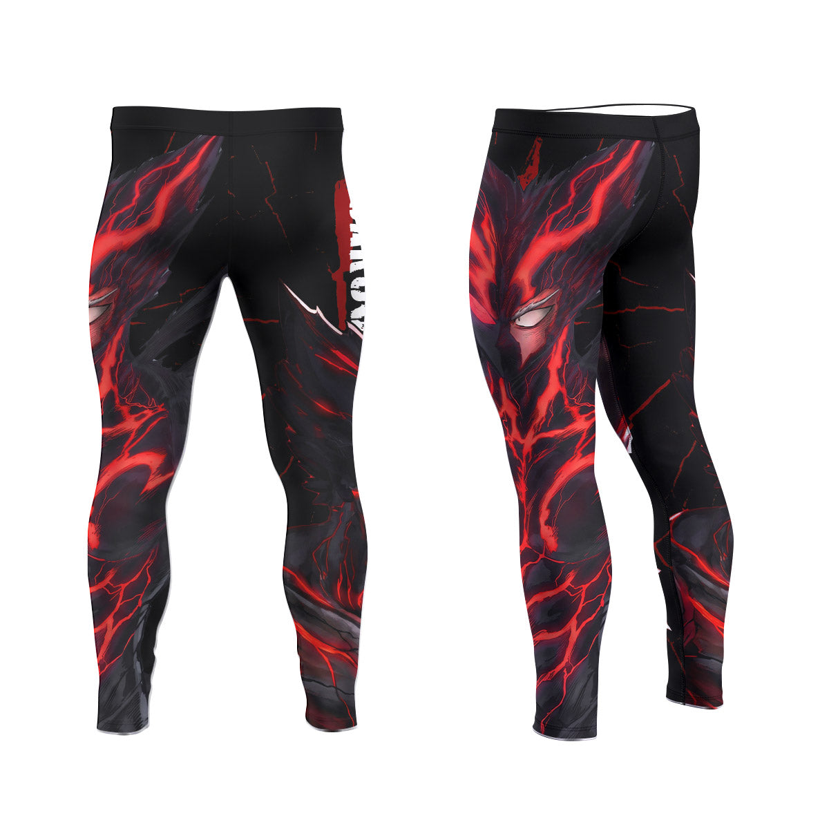  One Punch Man Garou Absolute Evil Men's Compression Leggings