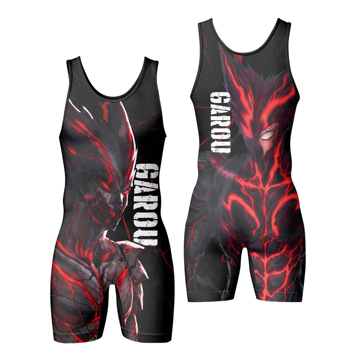 One Punch Man Garou Absolute Evil Wrestling Singlet