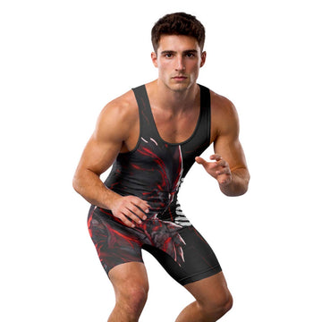  One Punch Man Garou Absolute Evil Wrestling Singlet