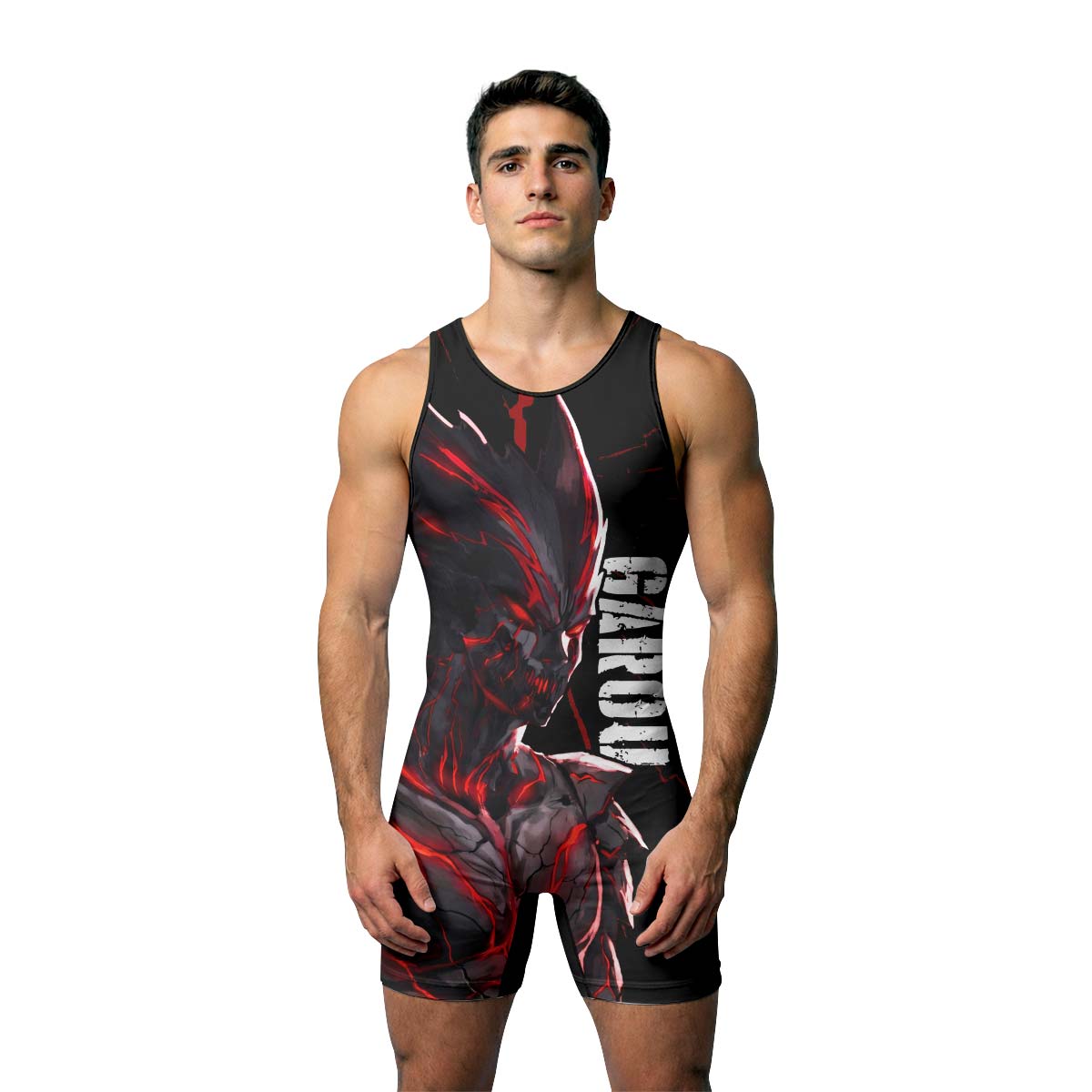 One Punch Man Garou Absolute Evil Wrestling Singlet