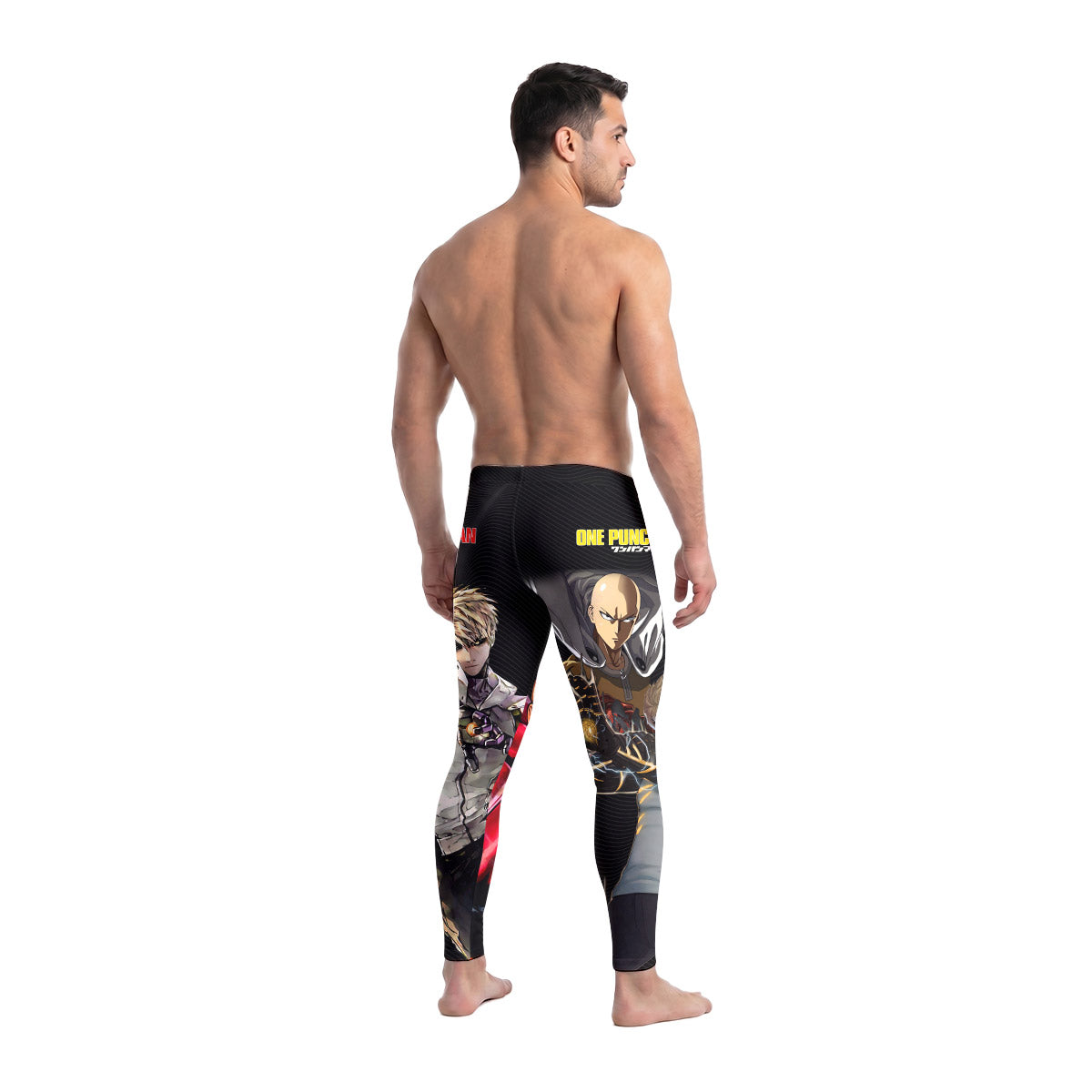  One Puch Man Saitama And Genos Men's Compression Leggings