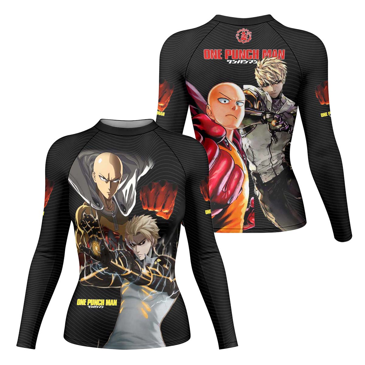 One Puch Man Saitama And Genos Rash Guard
