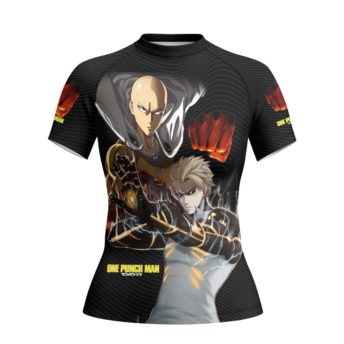  One Puch Man Saitama And Genos Rash Guard