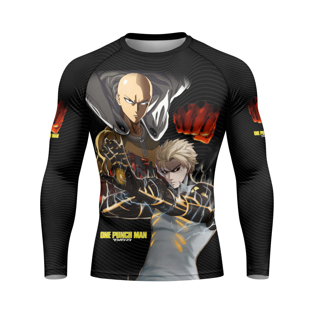  One Puch Man Saitama And Genos Rash Guard