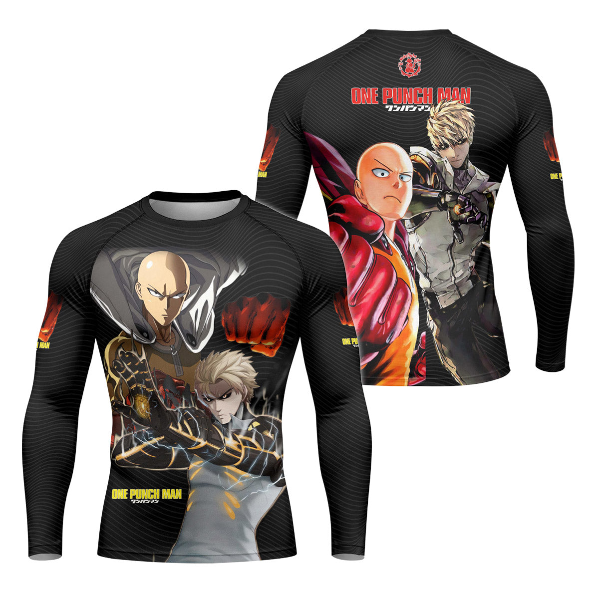  One Puch Man Saitama And Genos Rash Guard