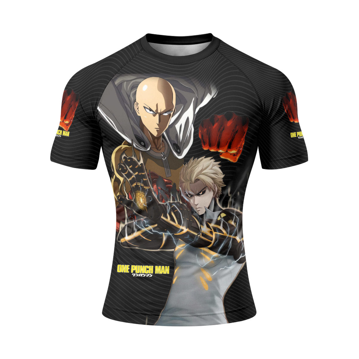  One Puch Man Saitama And Genos Rash Guard