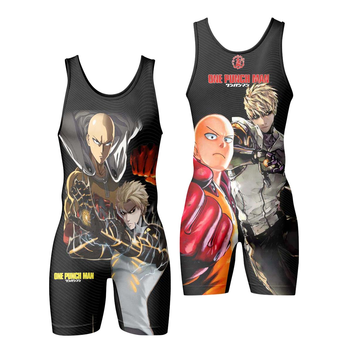  One Puch Man Saitama And Genos Wrestling Singlet