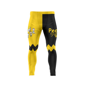 Peanuts Grappling Club Men's Compression Leggings