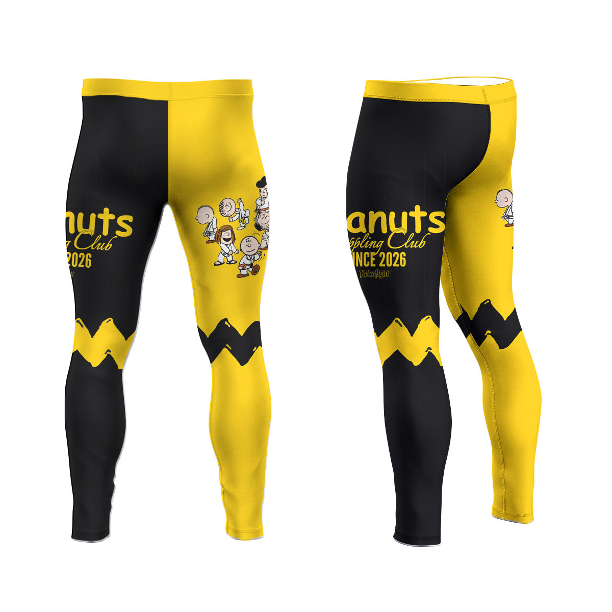Peanuts Grappling Club Men's Compression Leggings