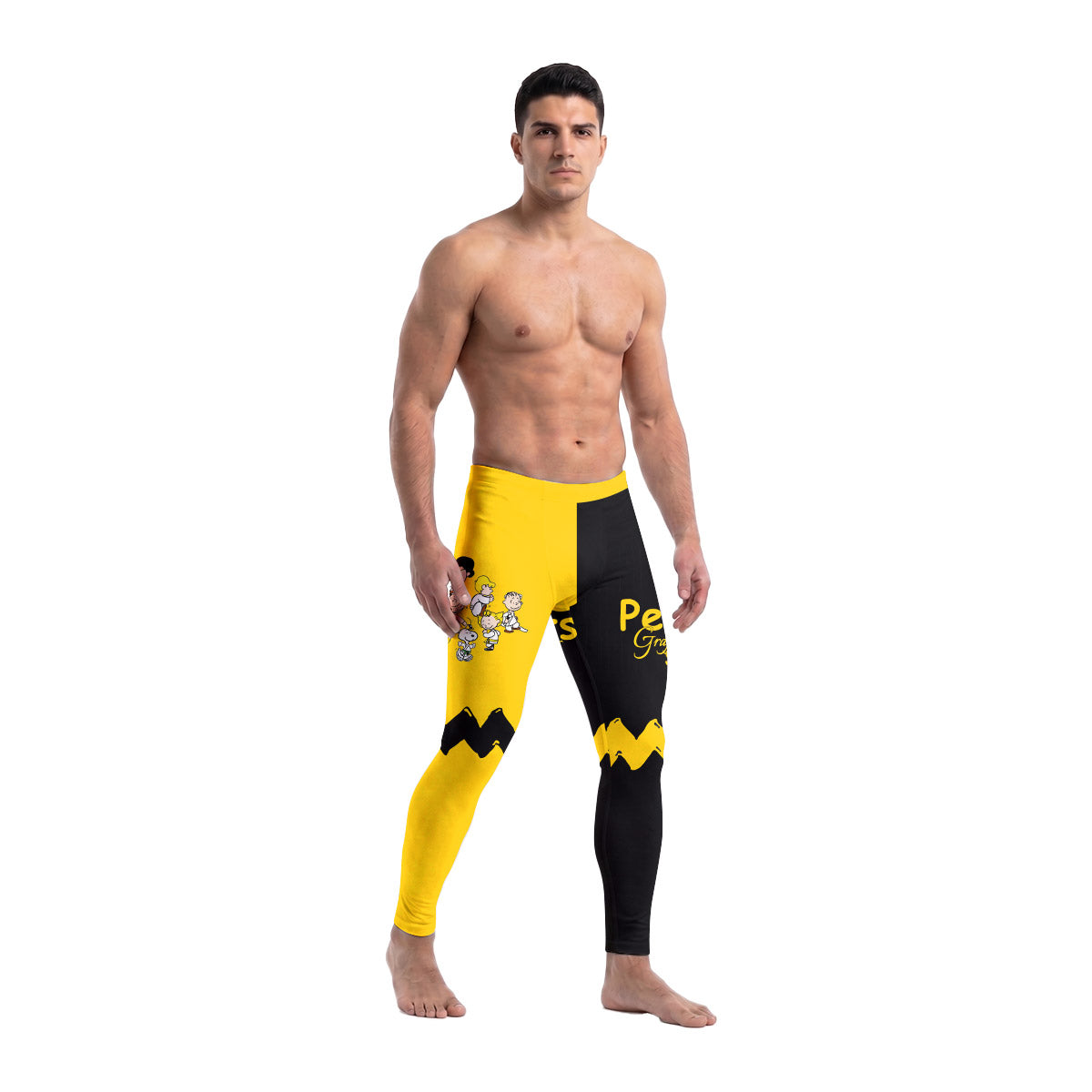 Peanuts Grappling Club Men's Compression Leggings