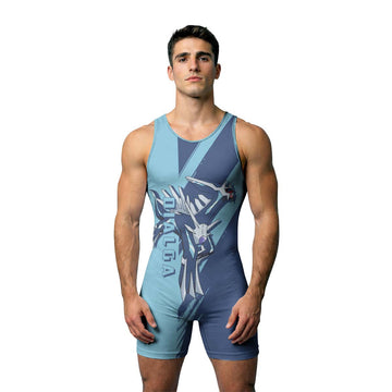 Pokemon Dialga Wrestling Singlet