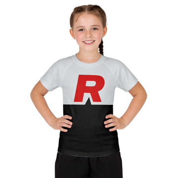  Pokemon James Team Rocket Kid Rash Guard
