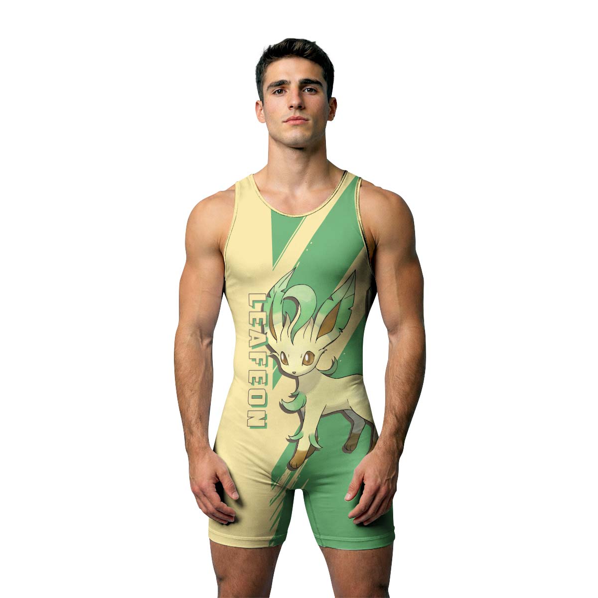 Pokemon Leafeon Wrestling Singlet
