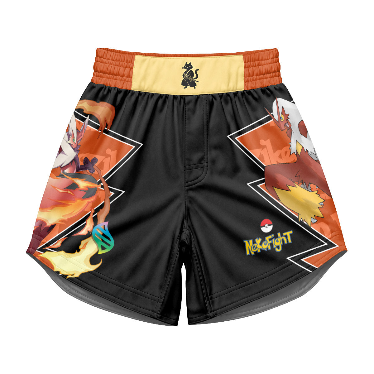 Pokemon Mega Blaziken Kids Grappling Shorts