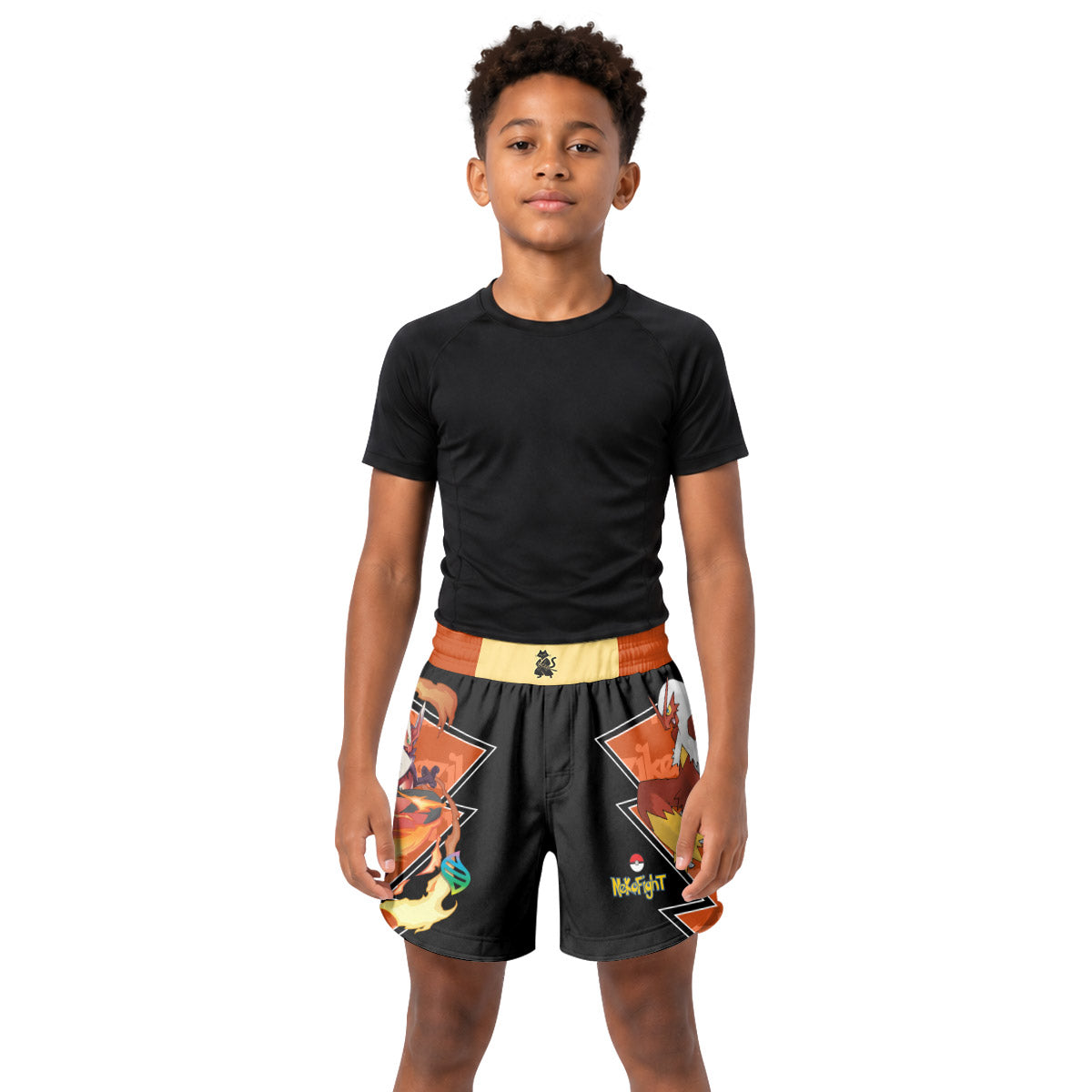 Pokemon Mega Blaziken Kids Grappling Shorts