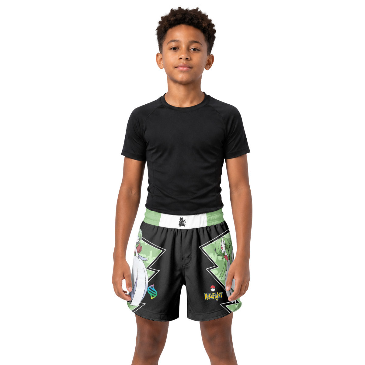 Pokemon Mega Gardevoir Kids Grappling Shorts